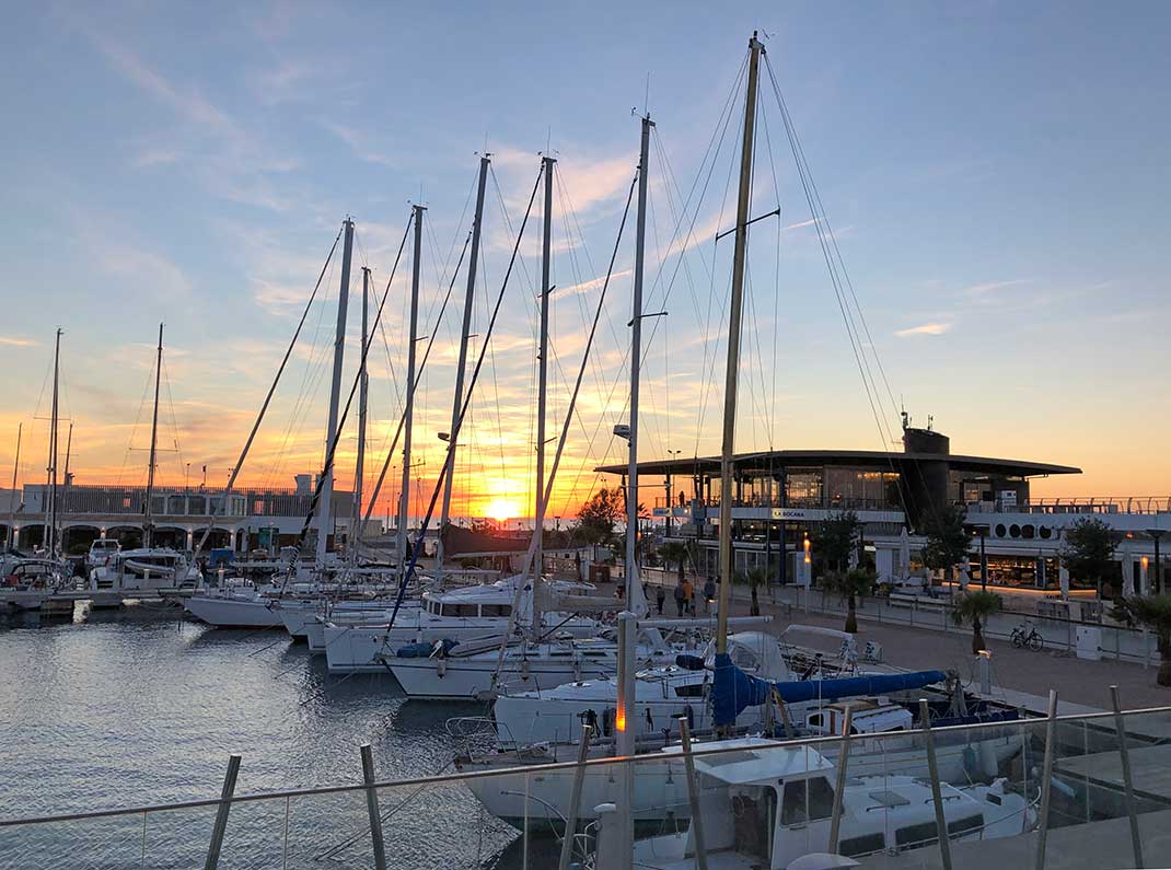 Der Hafen La Savina von Formentera