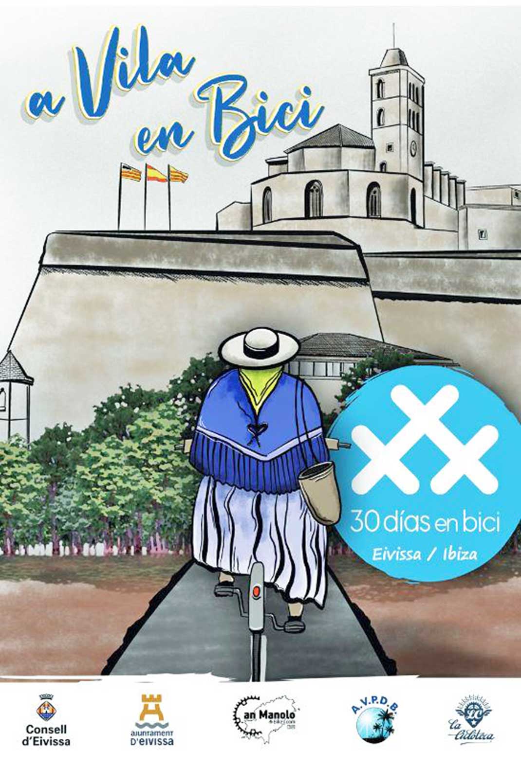 Fahrrad-Aktion auf Ibiza