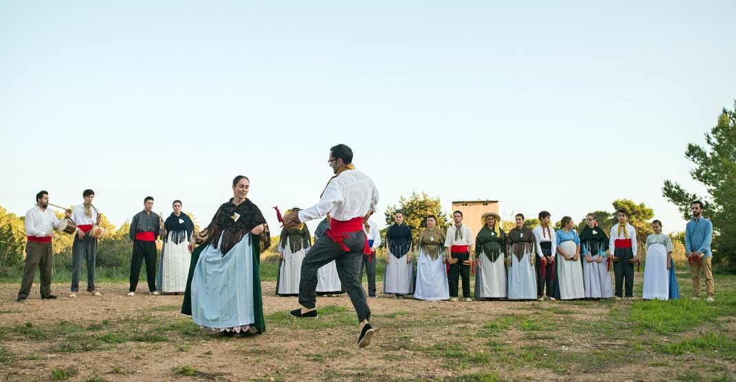 Folklore-Gruppe von Sant Jordi auf Ibiza