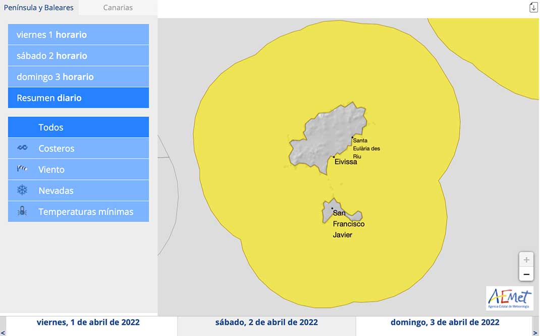 Sturmwarnung für Ibiza und Formentera