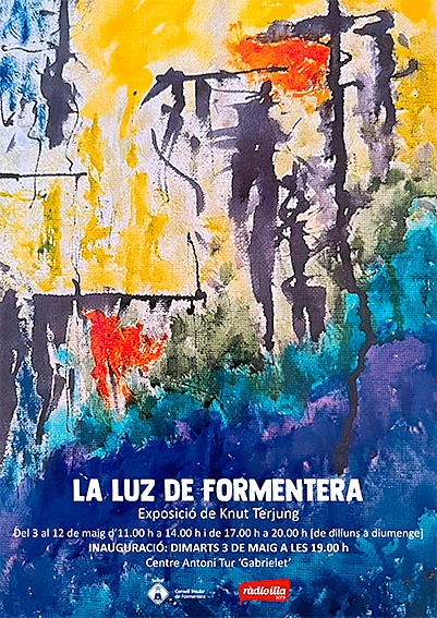 Abstrakte Kunst von Knut Terjung auf Formentera. Foto: Consell de Formentera
