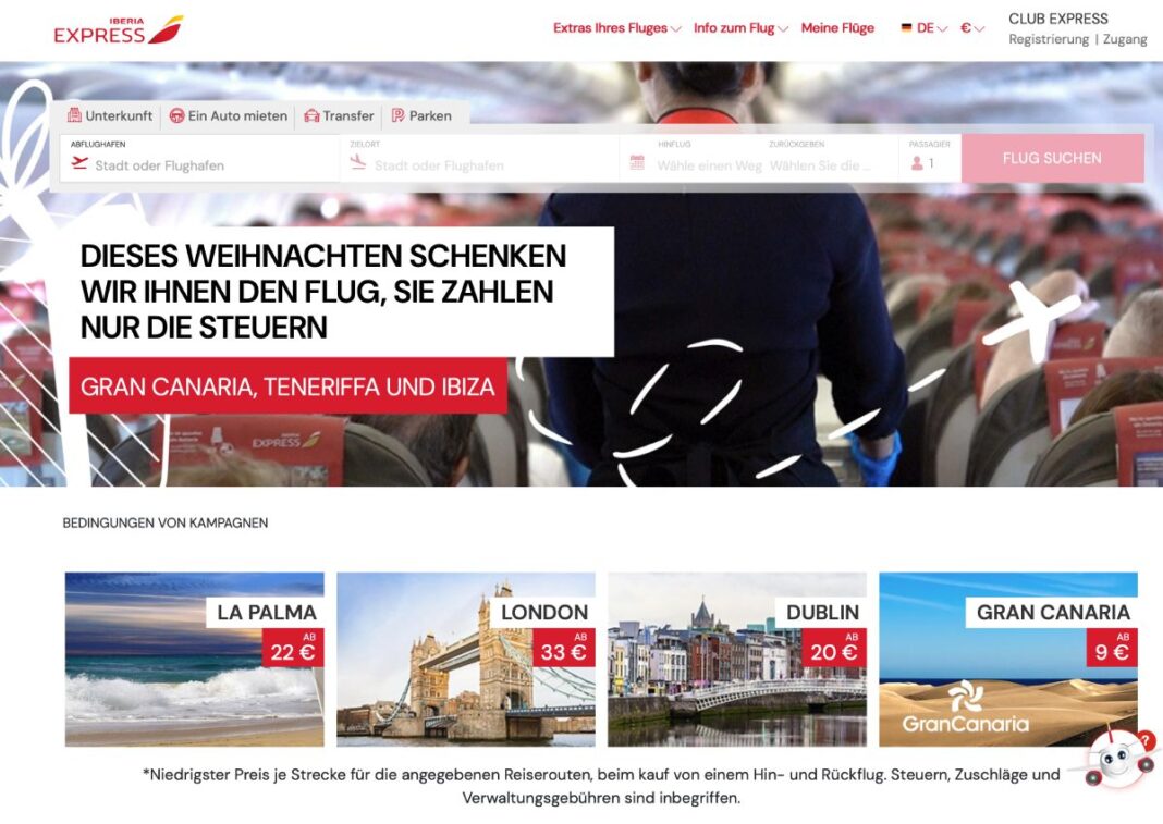 Flüge gratis Ibiza
