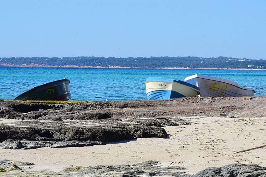 Formentera. Flüchtlingsboote. IbizaHEUTE. Foto: Peter Eberhardt