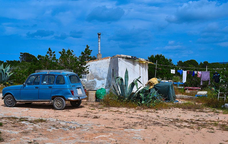 Formentera. IbizaHEUTE/Peter Eberhardt, Hippiezeiten